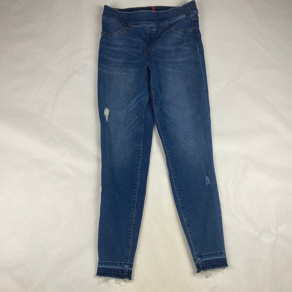 SPANX‎ Jeans Women's Size Medium Distressed Ankle Skinny Jeans